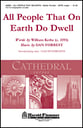 All People that on Earth Do Dwell SATB choral sheet music cover